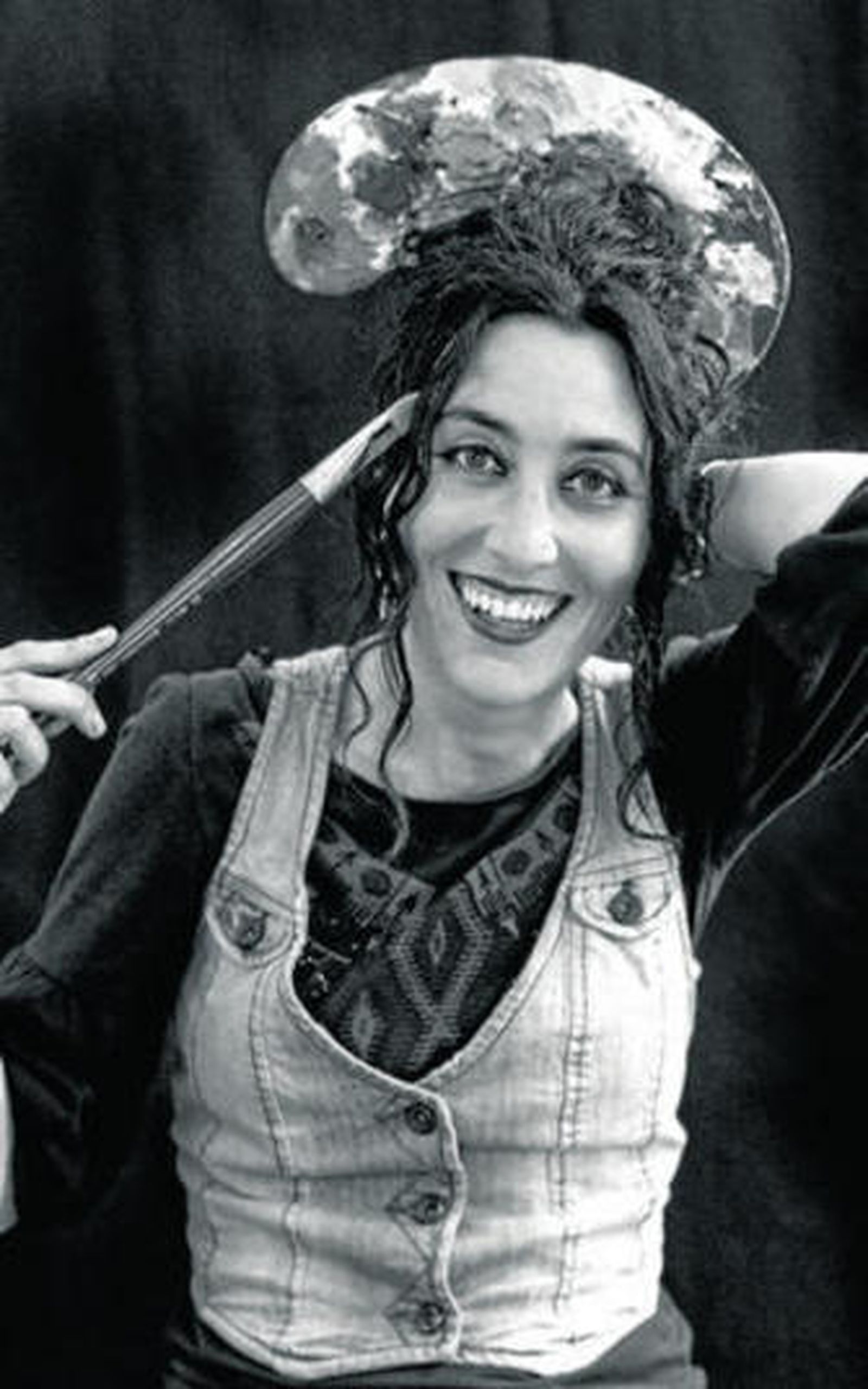 Retrato de una empresaria realizado por Lourdes de Vicente para la muestra.