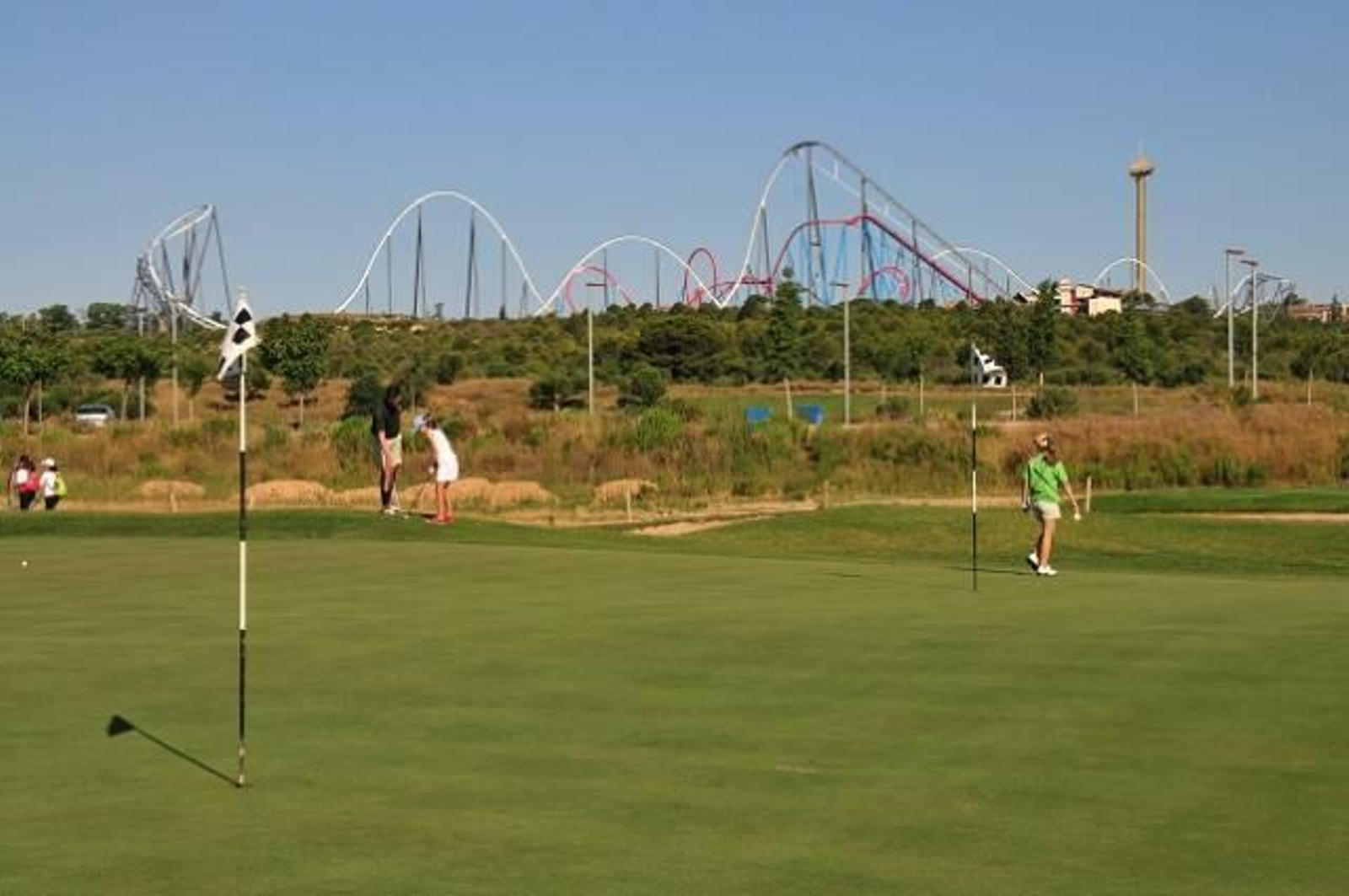 Un momento del Campeonato de España en Lumine Golf Club de Tarragona.