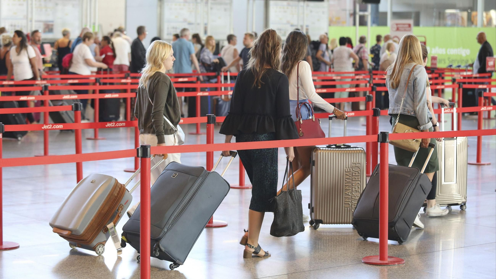 El aeropuerto de Málaga. El aeropuerto de Málaga.