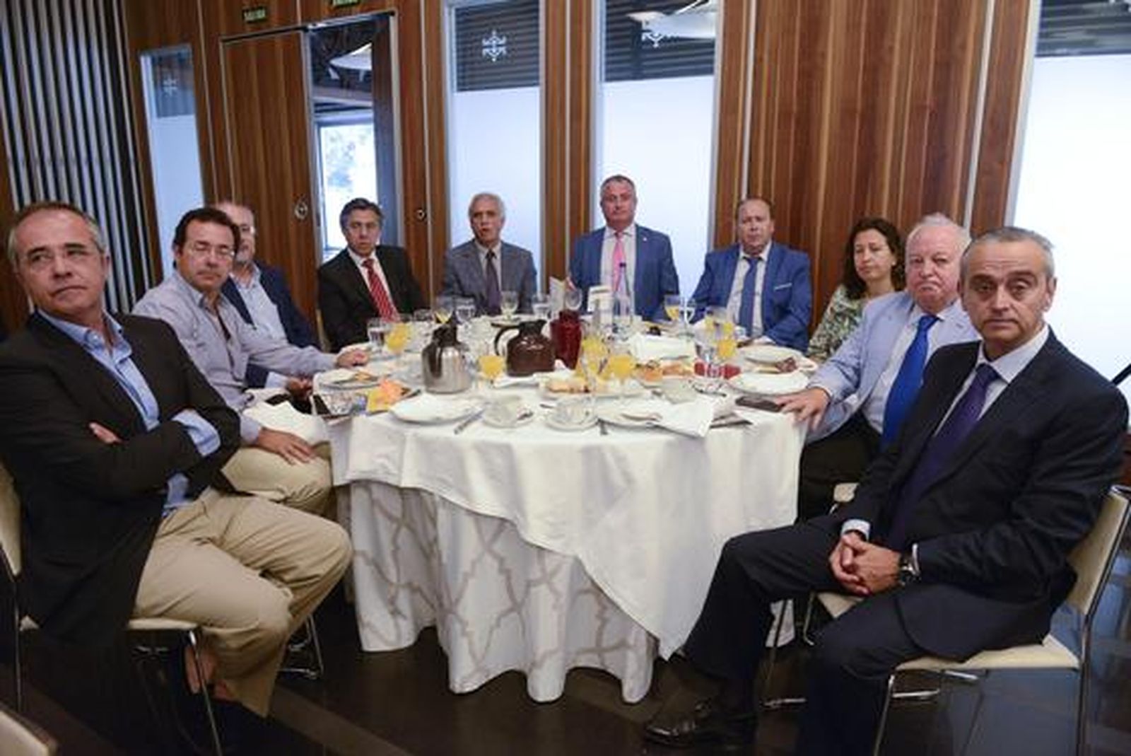 Juan Manuel Pérez Prados, Ernesto Fernández, Alberto Marina, Francisco Fernández Olmo, Francisco Rossiñol Rodero, José María Padilla Jiménez, Benjamín Sánchez Quirós, Ana Chocano Román, Emilio Corbacho Domínguez y Zoilo Morgado. 

Foto: Joaquin Hernandez Kiki