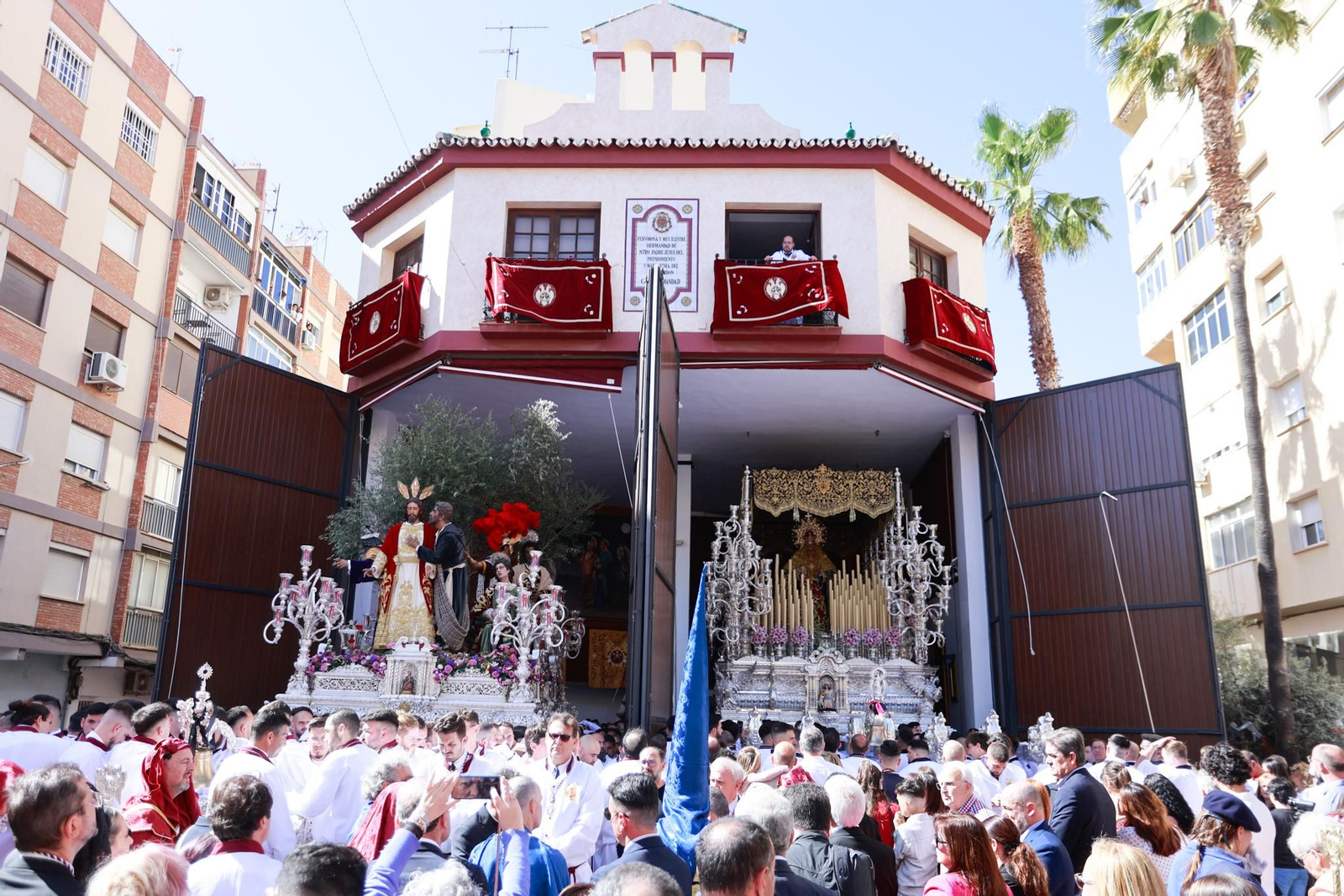Prendimiento en el Domingo de Ramos de Málaga 2023, en fotos
