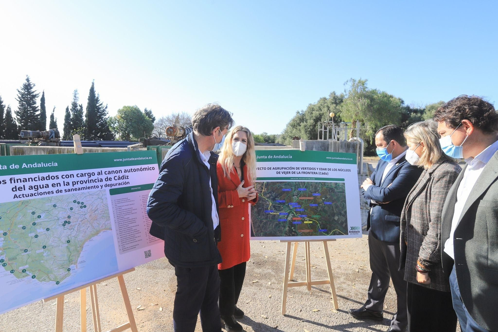 Mestre acudió con varios delegados a la presentación del nuevo proyecto.