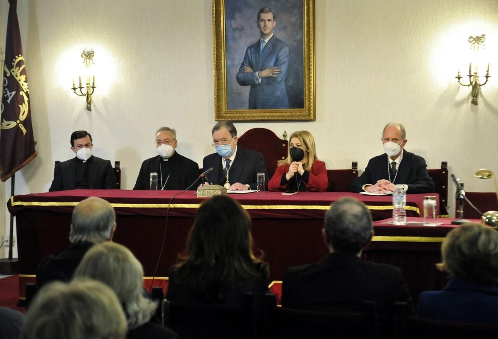 Mamen Sánchez, en el inicio del programa cultural 2022 de la Academia de San Dionisio.