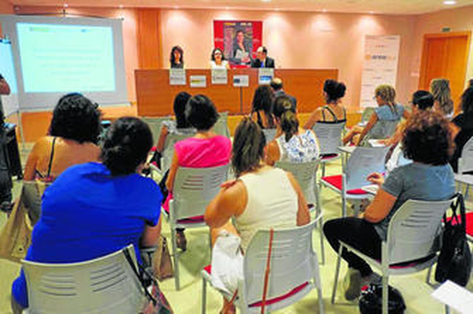 Un momento de la presentación del programa de formación, ayer en la Cámara de Comercio de Jerez.