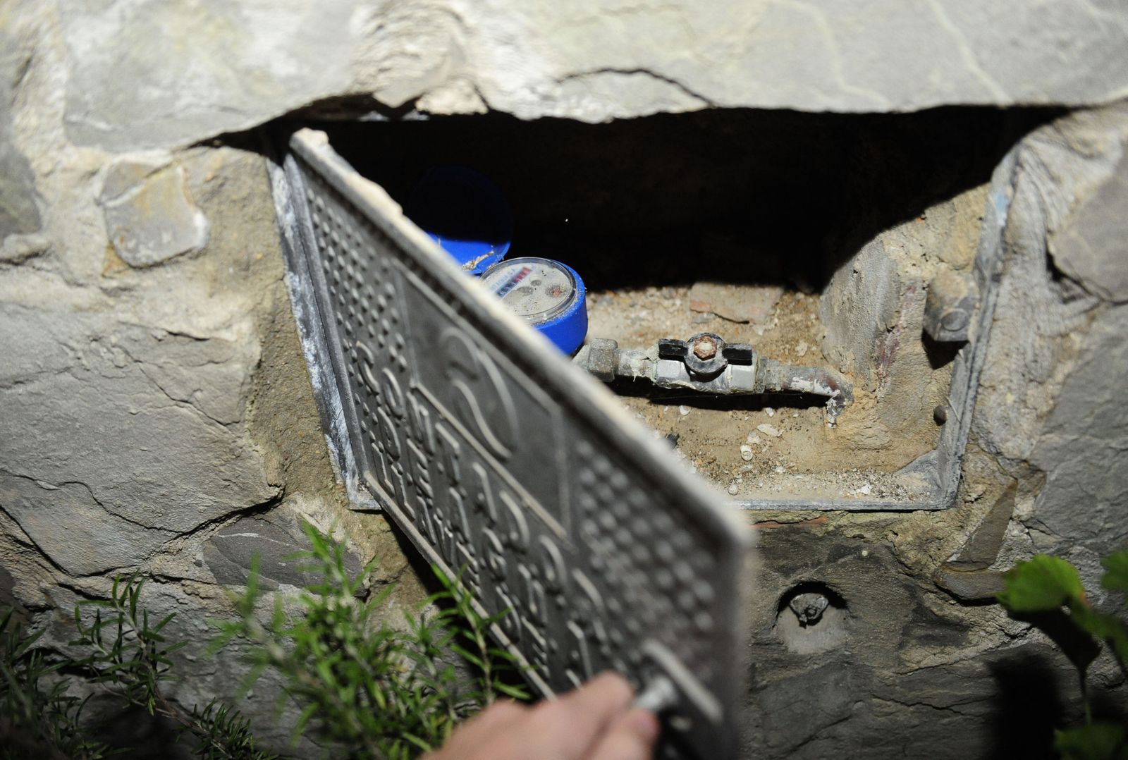 Un contador de agua.