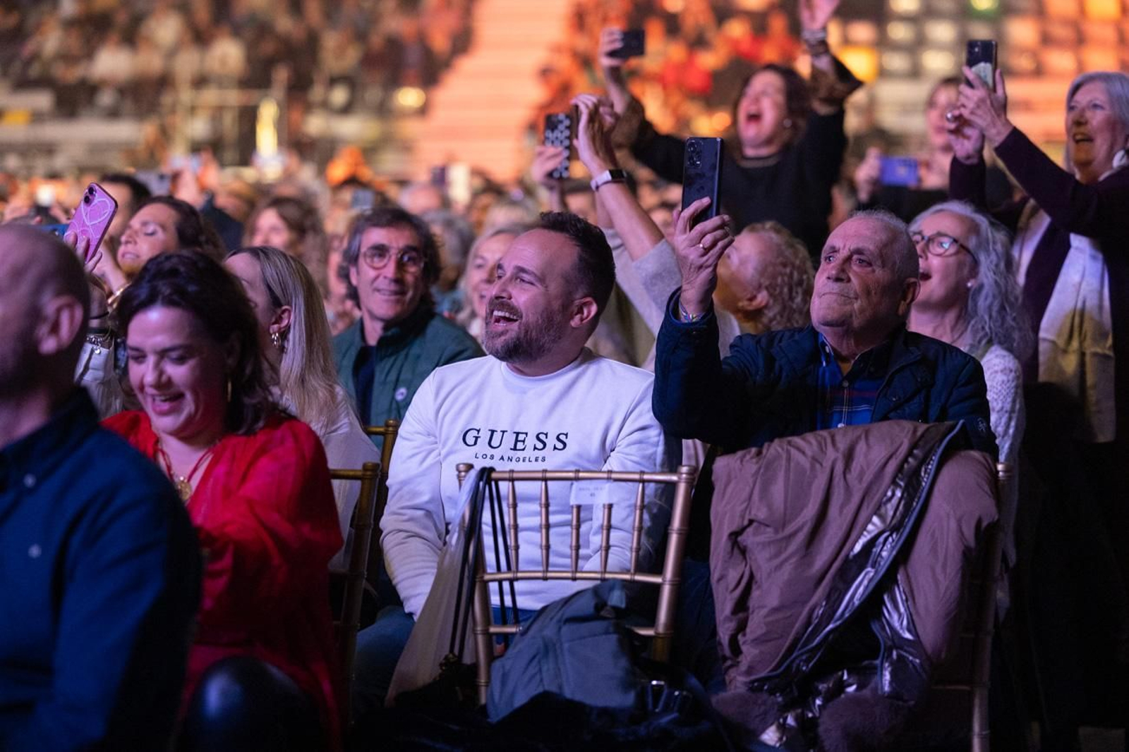Así se disfruta en Jaén del concierto de Raphael, "Raphaelísimo"