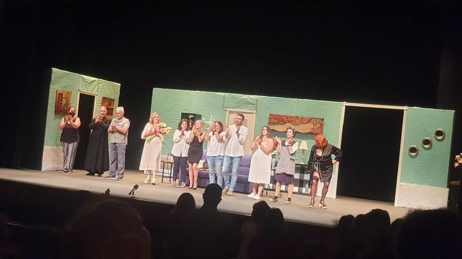 Una de las actuaciones del grupo Los Arriesgaos.