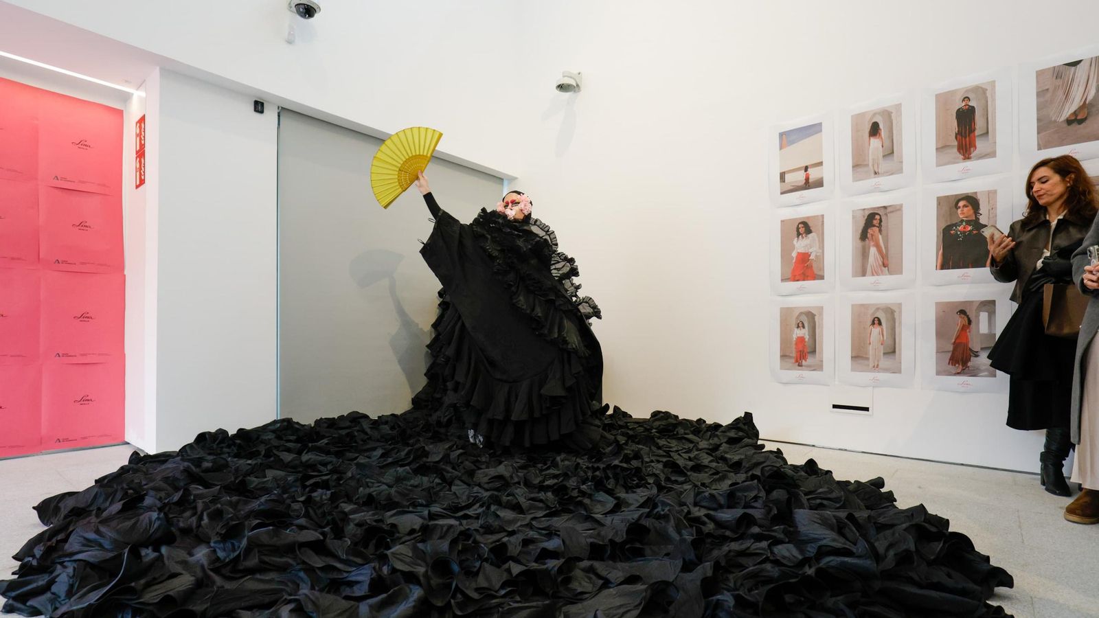 Presentación de la nueva colección de trajes de flamenca de Lina Sevila.