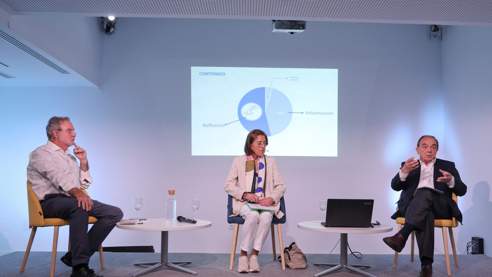 Leonardo Cervera, Paz de Torres y Felipe Gómez-Pallete.