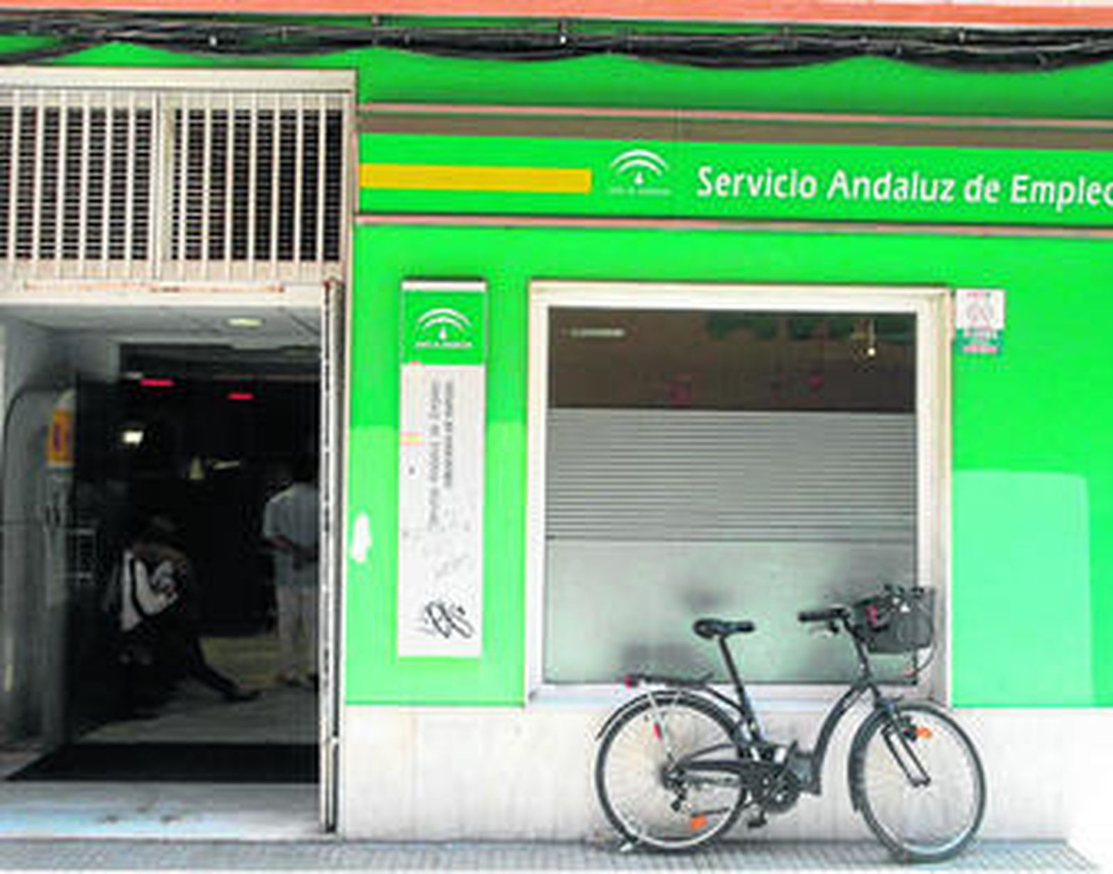 Una oficina del Servicio Andaluz de Empleo en La Línea de la Concepción, Cádiz.