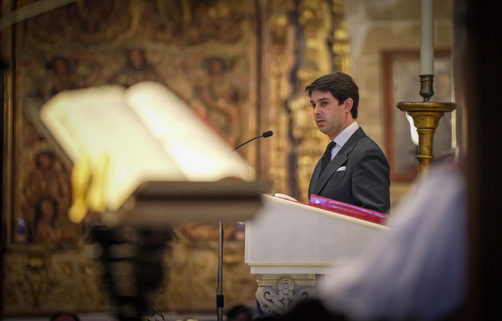 Imágenes del funeral de Álvaro Domecq en la catedral de Jerez