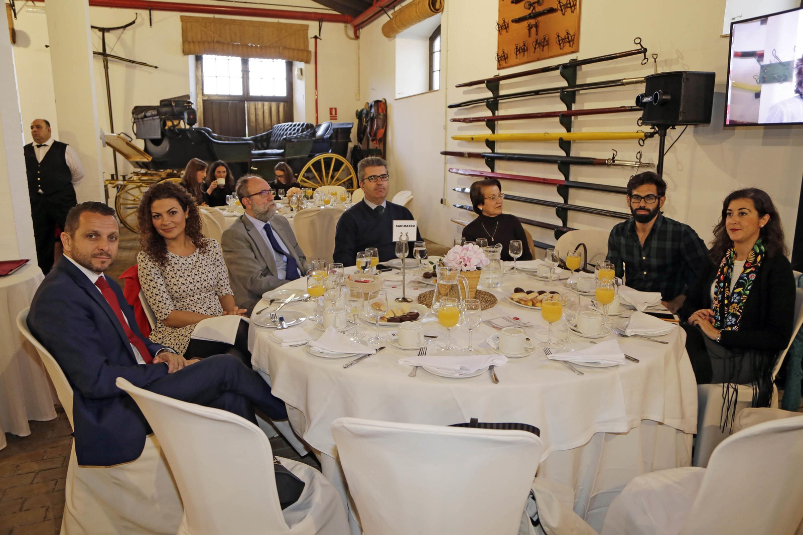 Vicente Manuel Díaz, Vanesa Flores, Rafael Lapi, Javier Mozo, María Dolores Conesa, José Luis Vega y Cristina Ruiz.