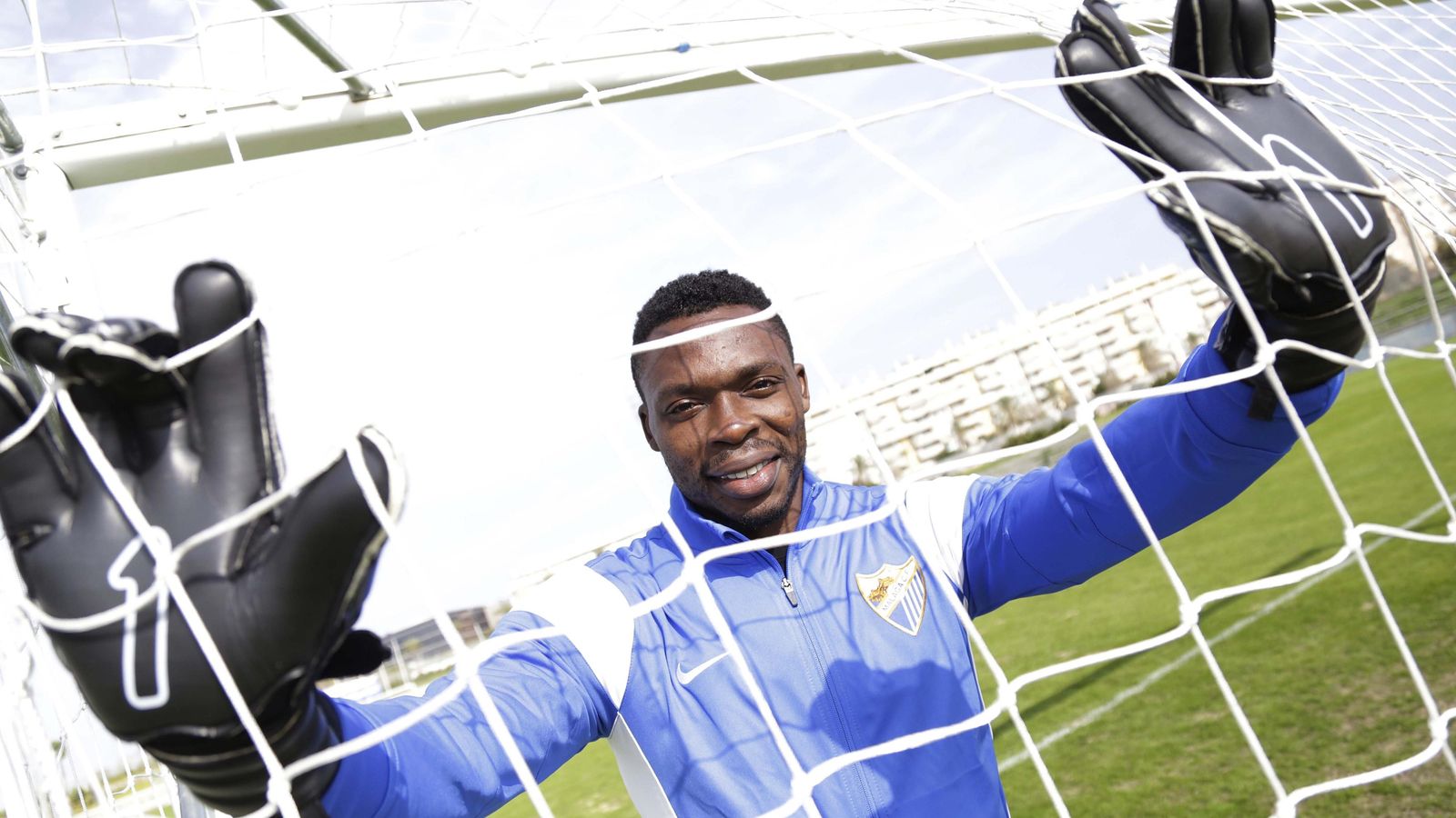 Carlos Kameni, en su etapa del Málaga CF.