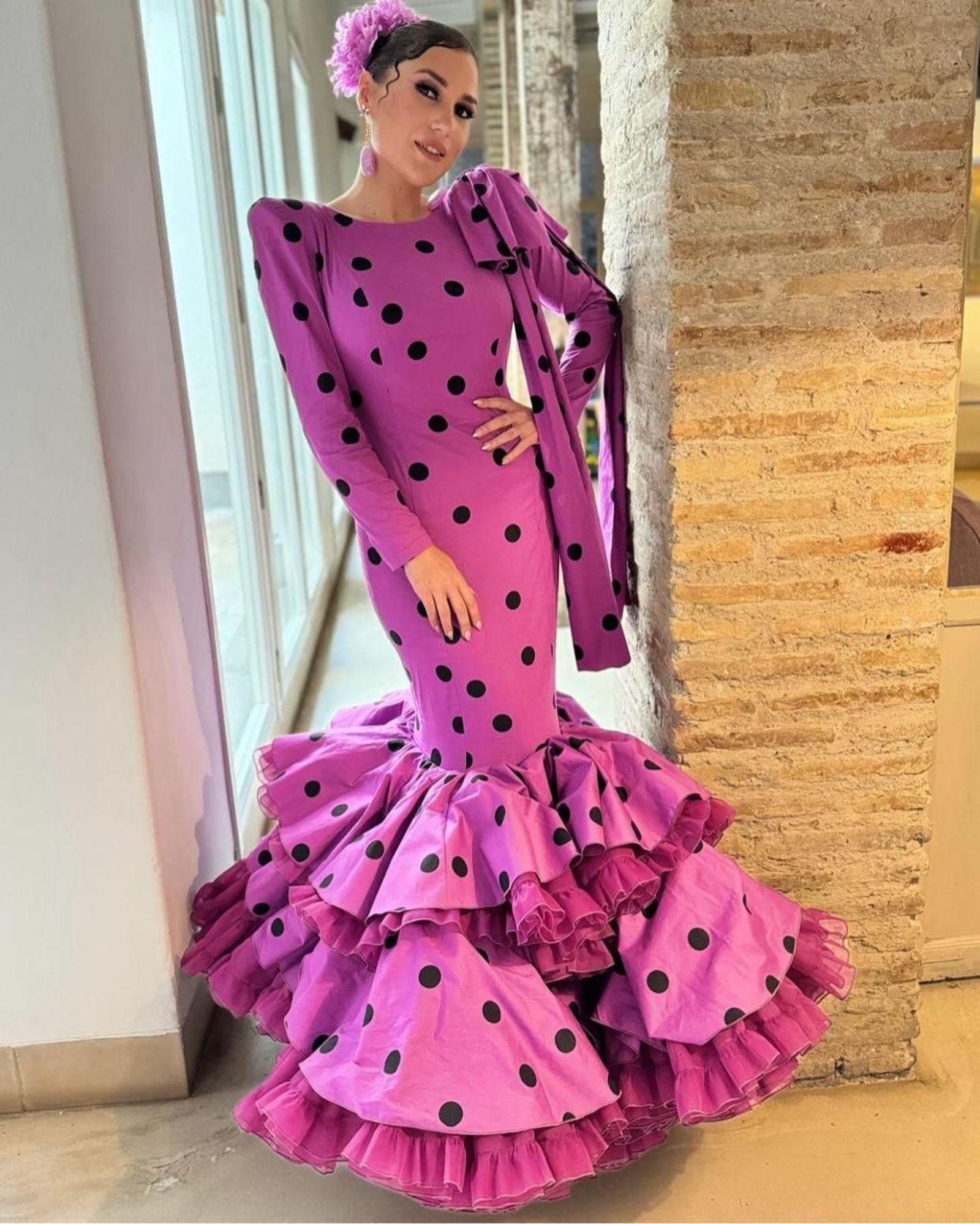 Ideas para la Feria del Caballo: Los 'looks' de Laura Gallego en Sevilla