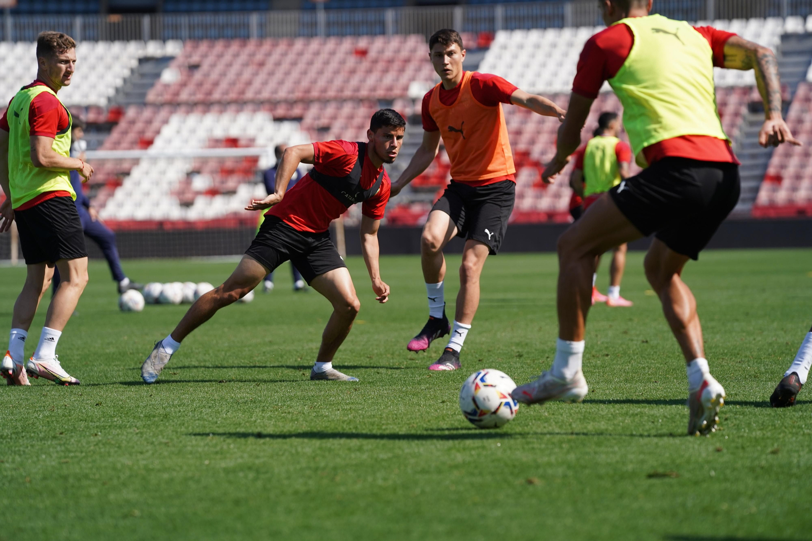Entrenamiento del Almería, jueves 6