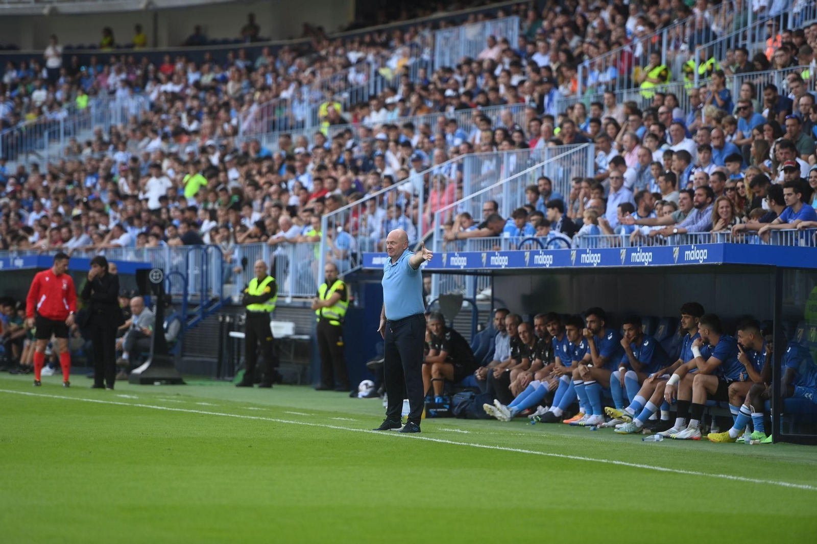Pepe Mel, durante el partido.