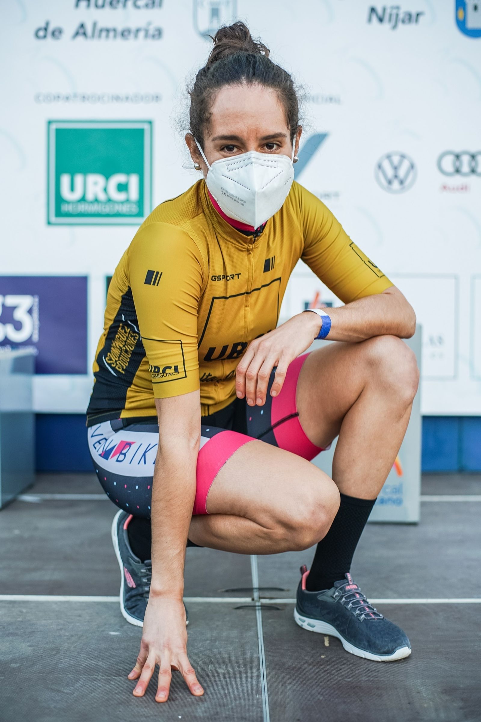 Azahara Pozuelo (Seven Bikes Team), ganadora femenina de la etapa.