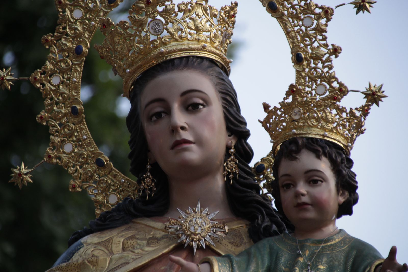 procesión de María Auxiliadora en imágenes Huelva