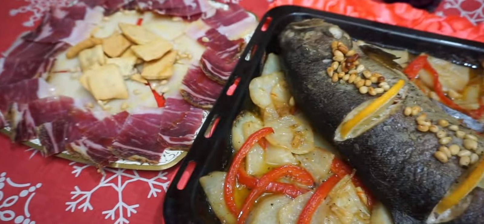 Trucha al horno (con Sabor Granada), receta de 'Lajo 2006'