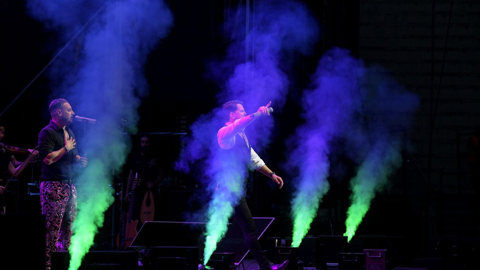 El dúo gaditano ofreció un show inolvidable. El dúo gaditano ofreció un show inolvidable.