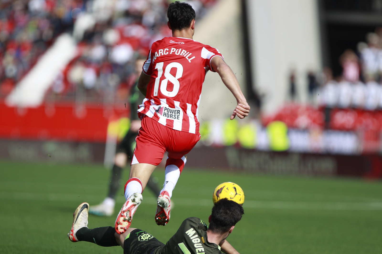Las mejores imágenes del partido de fútbol U.D. Almería-Girona F.C.