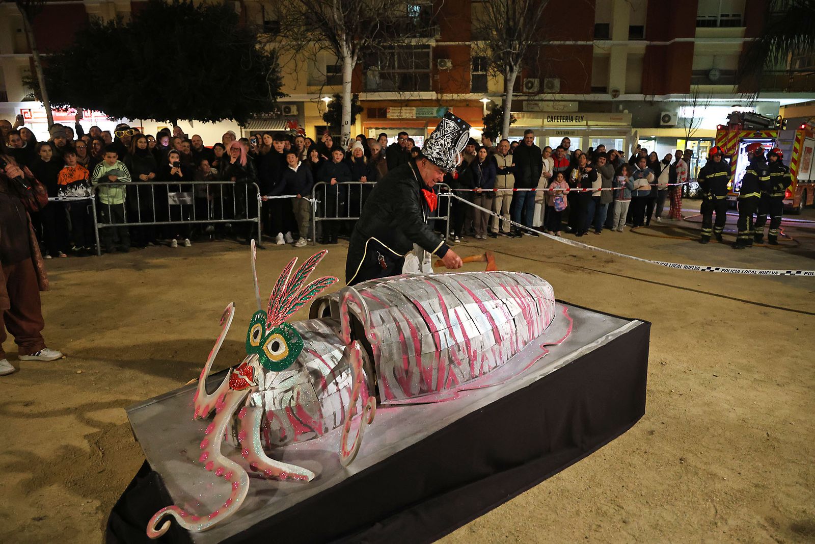 Las fotografías del entierro del choco