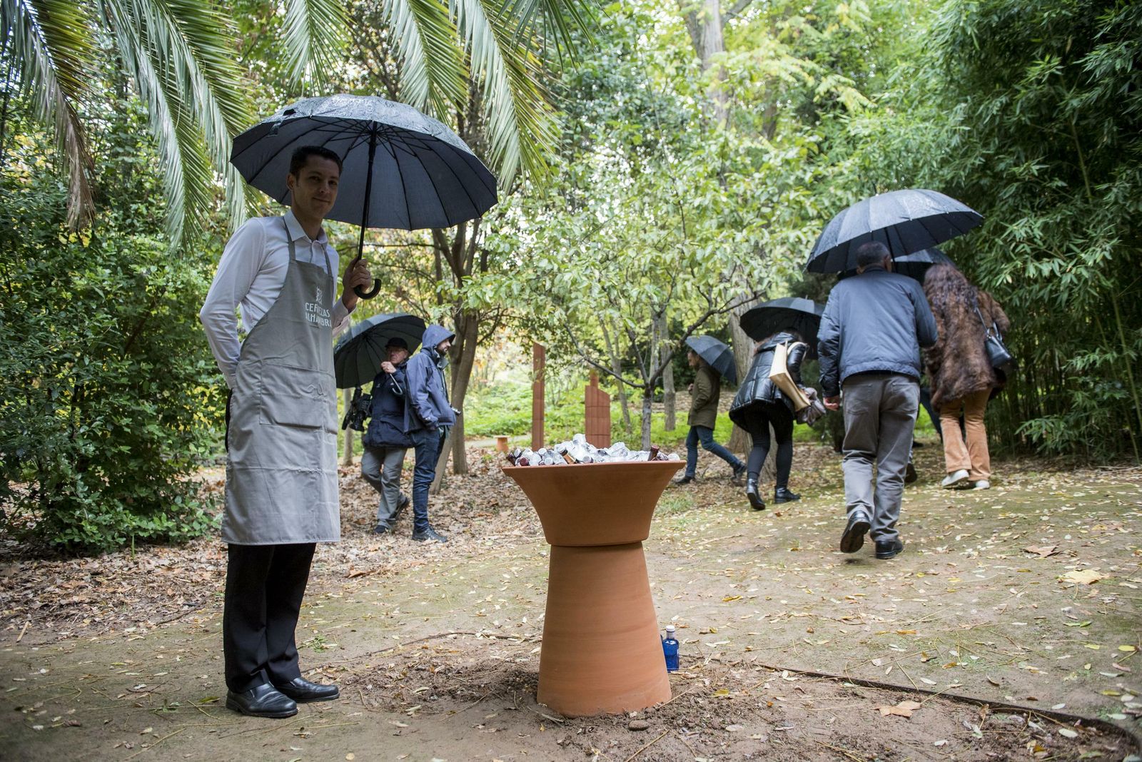 Así es el 'Bosque' que Cervezas Alhambra ha levantado en Granada