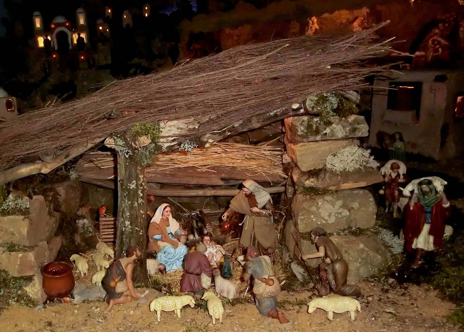 Uno de los belenes presentados al concurso en ediciones anteriores.