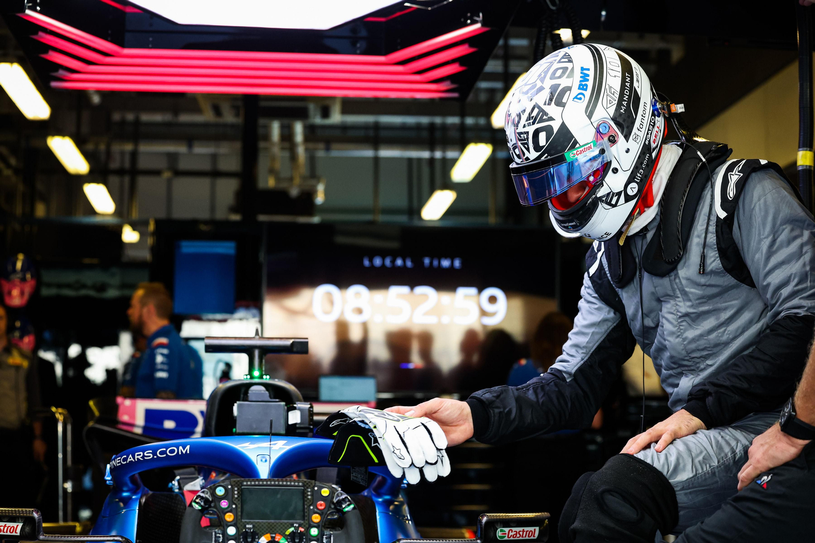 Las escuderías de  Fórmula uno se prueban tras el fin de temporada