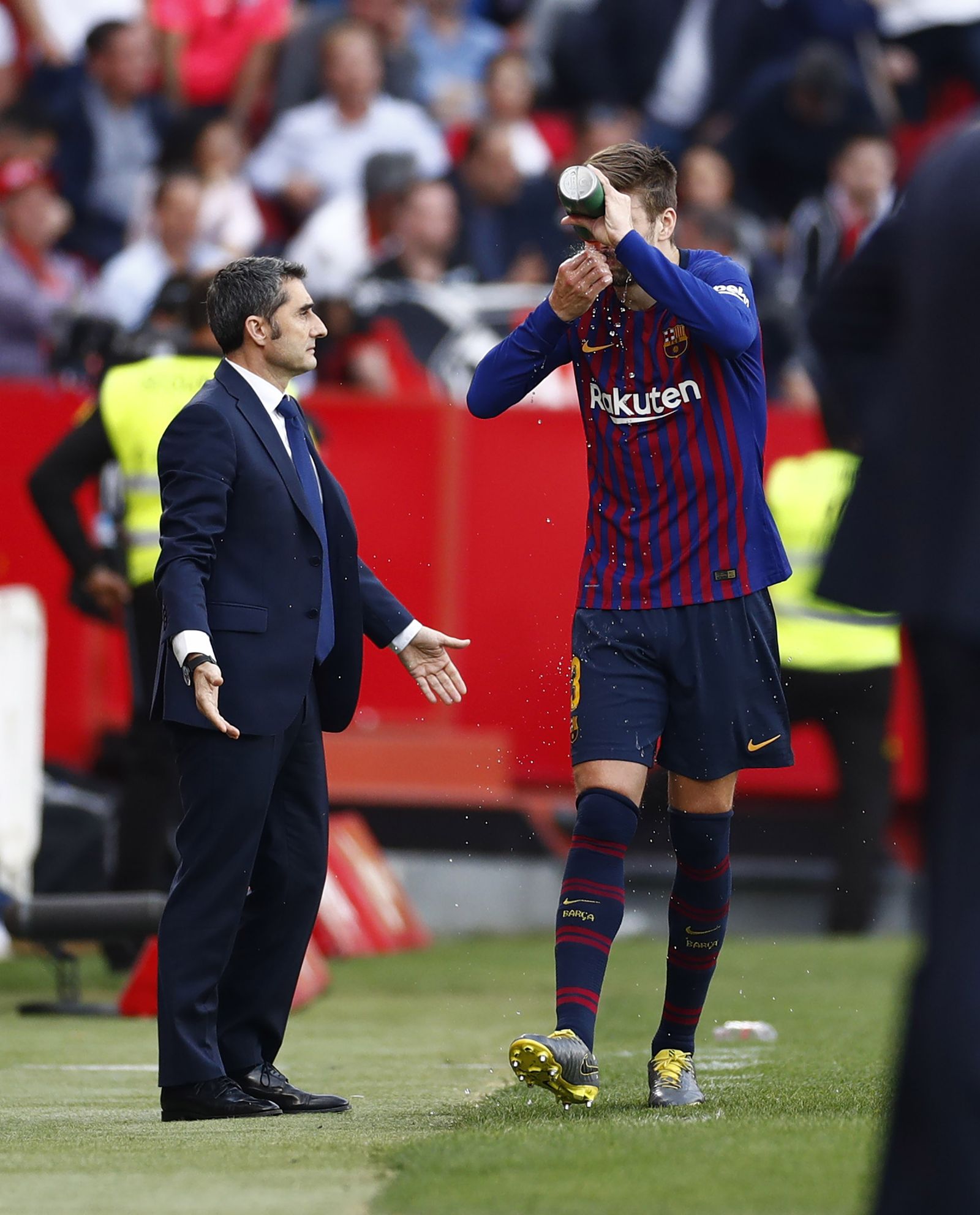 El Sevilla-Barcelona, en imágenees