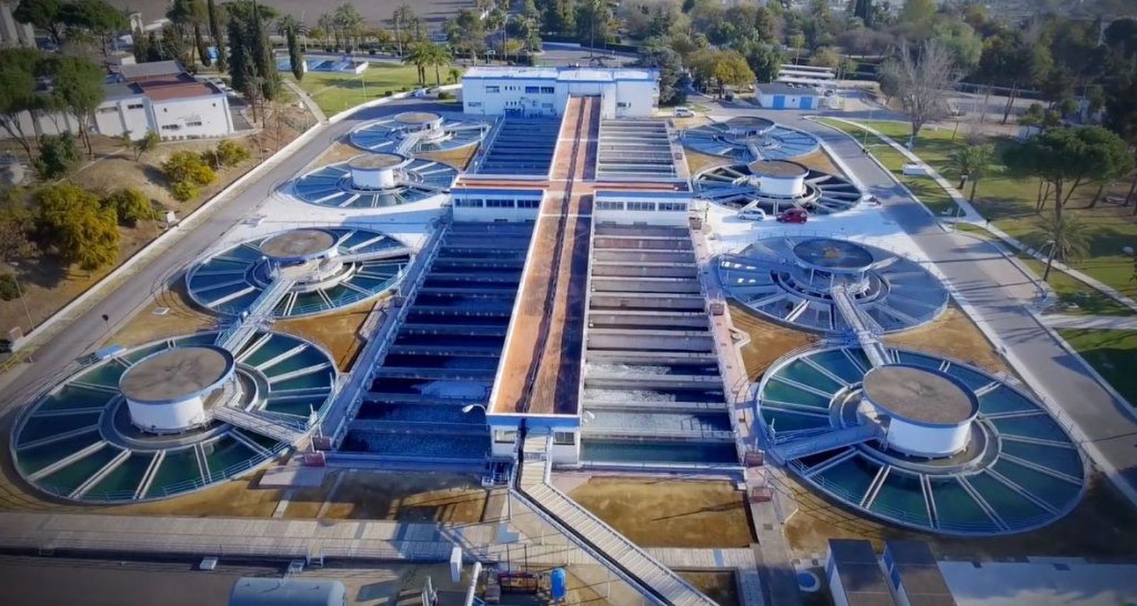 La estación de tratamiento del agua del Carambolo