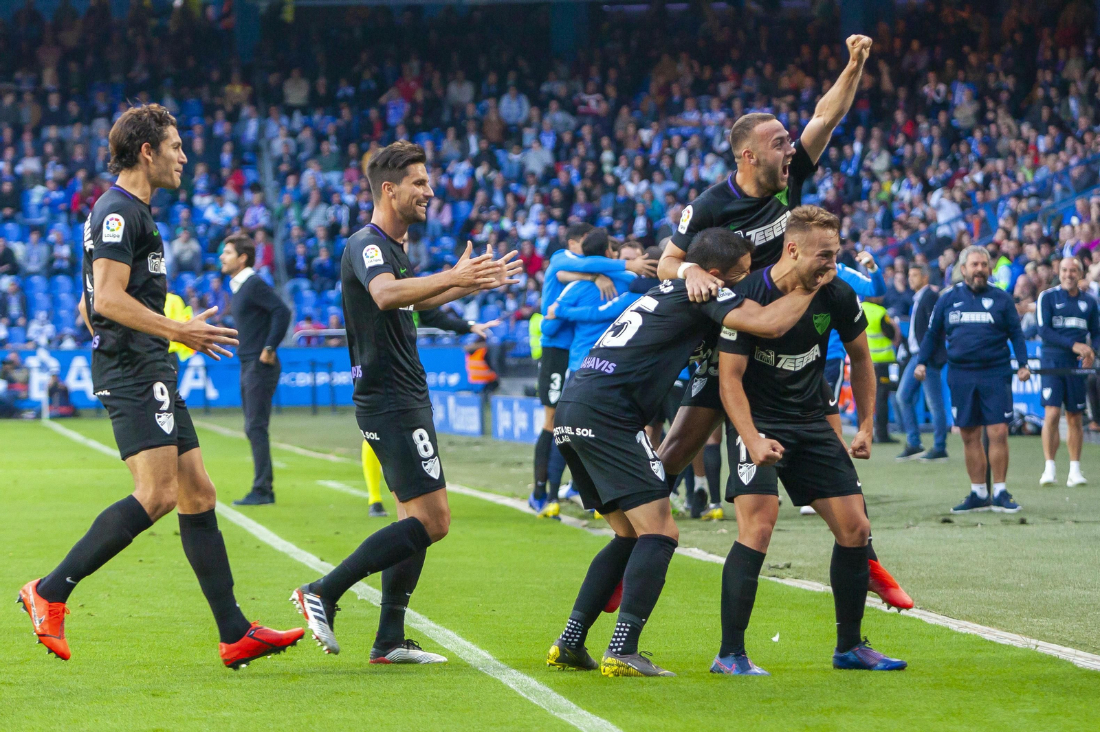 Las fotos del Deportivo - Málaga CF