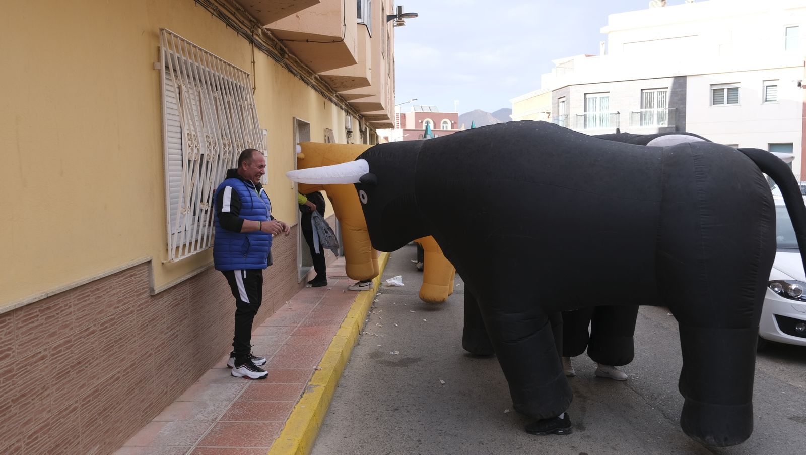 Imágenes de las carrozas de la Fiestas de San José de Benahadux