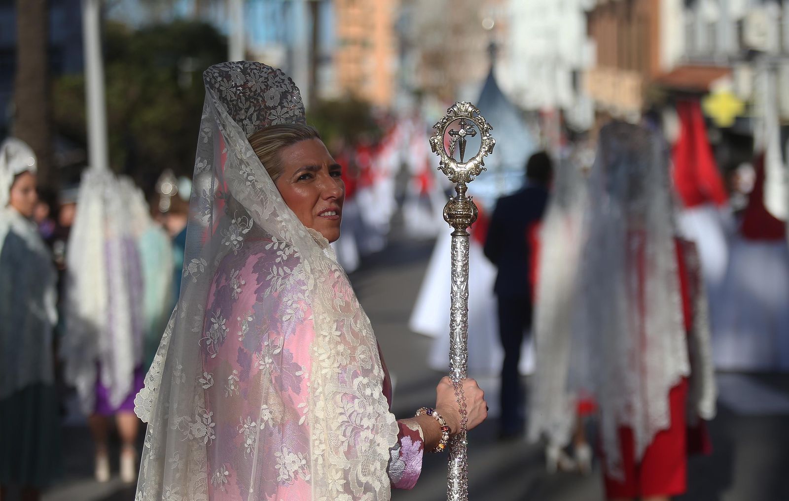 Fotos del Domingo de Ramos en Algeciras: Borriquita y Oración en el Huerto