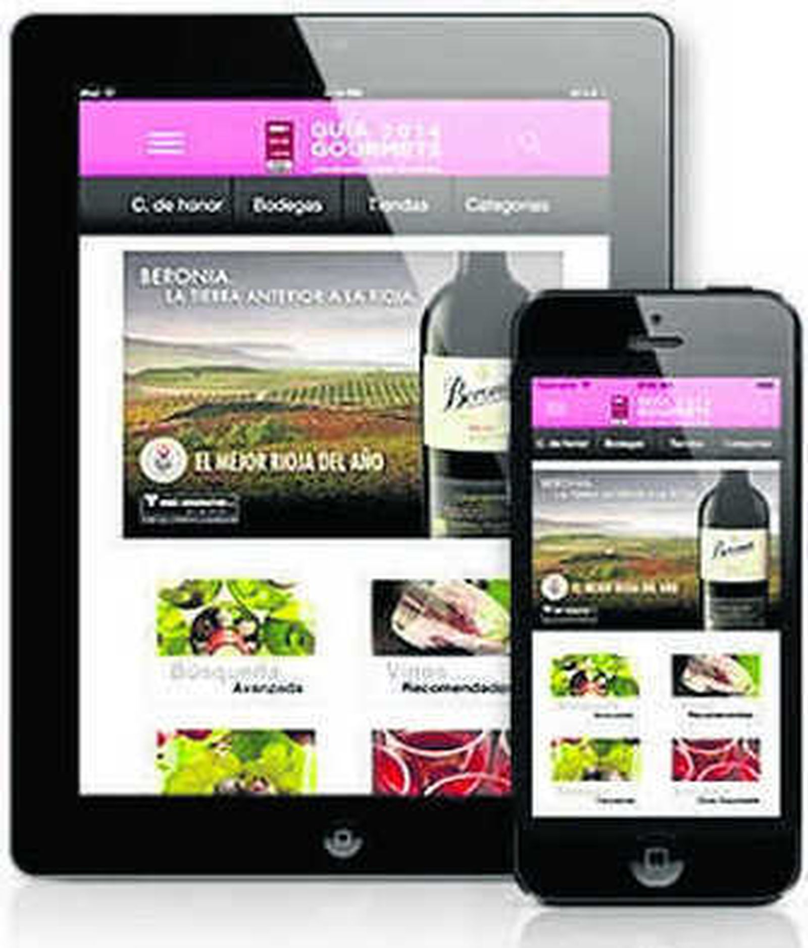 Una 'app' para conocer los vinos de España