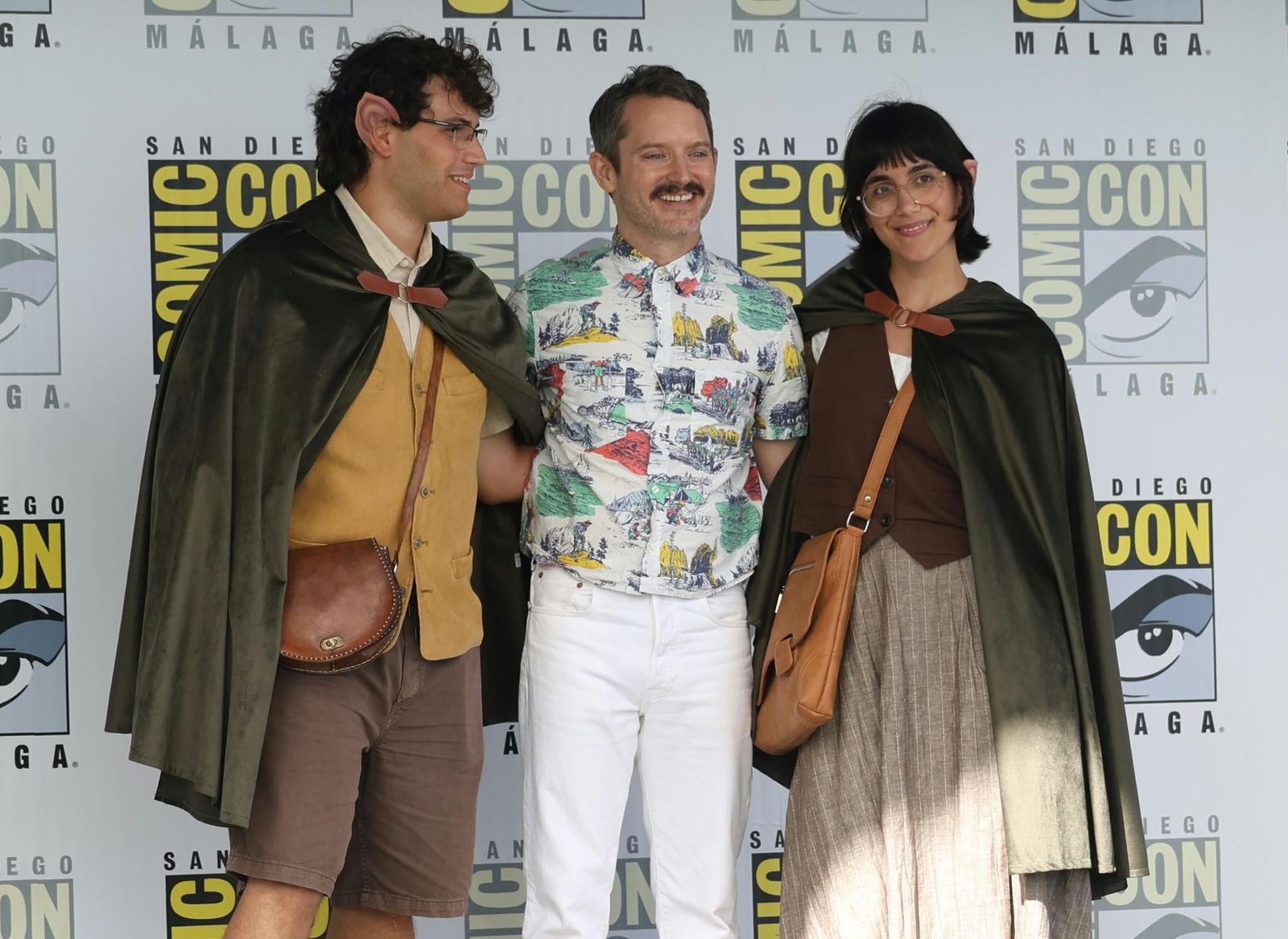 Expectación y colas para ver a Frodo y Sam en la Comic-Con Málaga: 