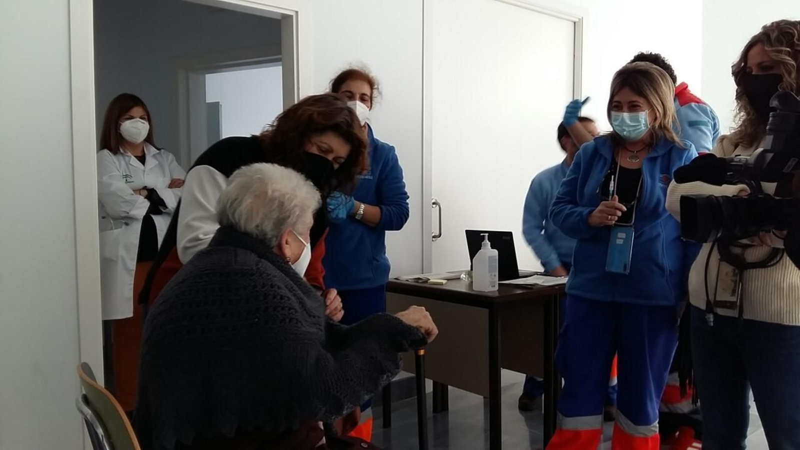 Vacunación en Aracena.