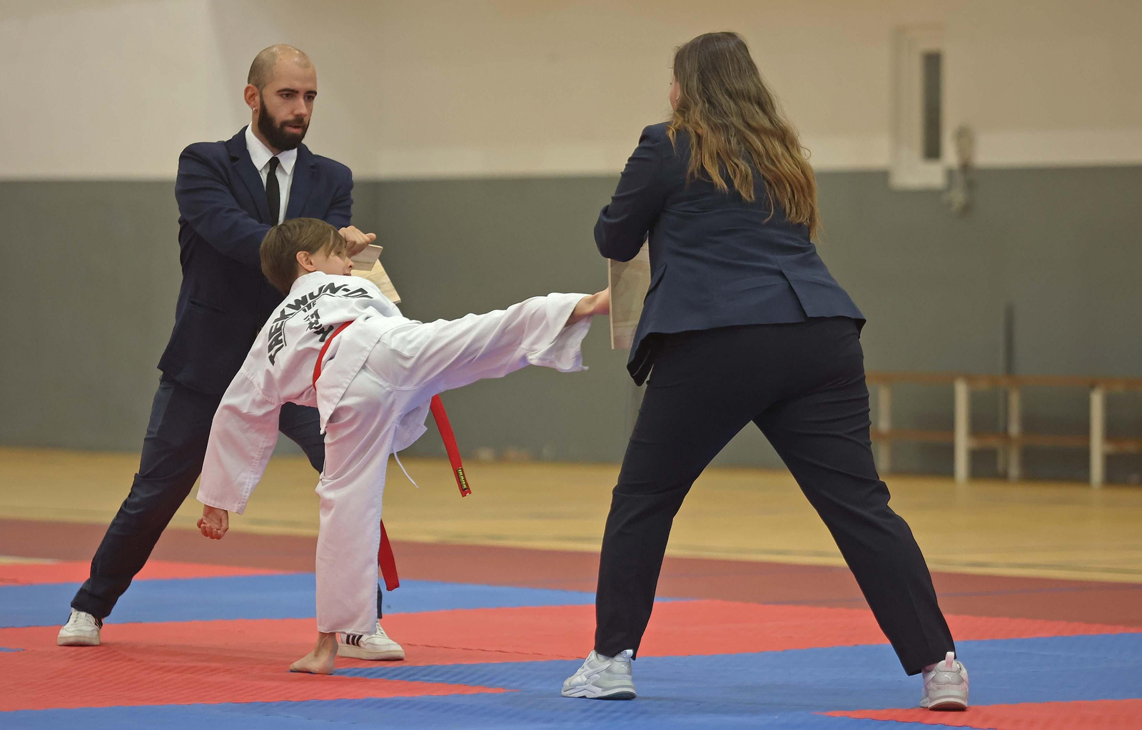 Imágenes de los exámenes de grado Taekwon - Do ITF en San Roque