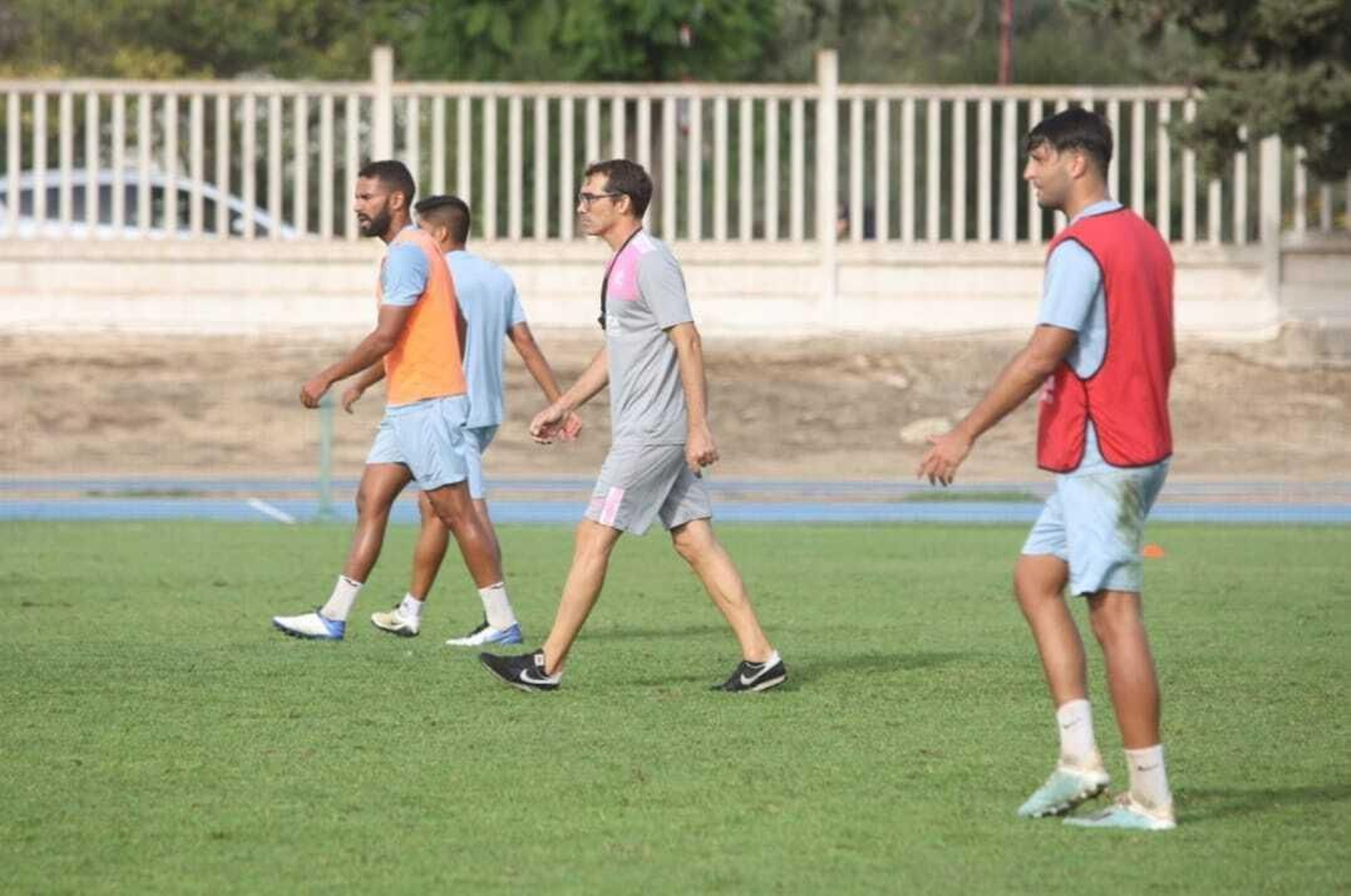 Primer entrenamiento de Francis al frente del Xerez DFC