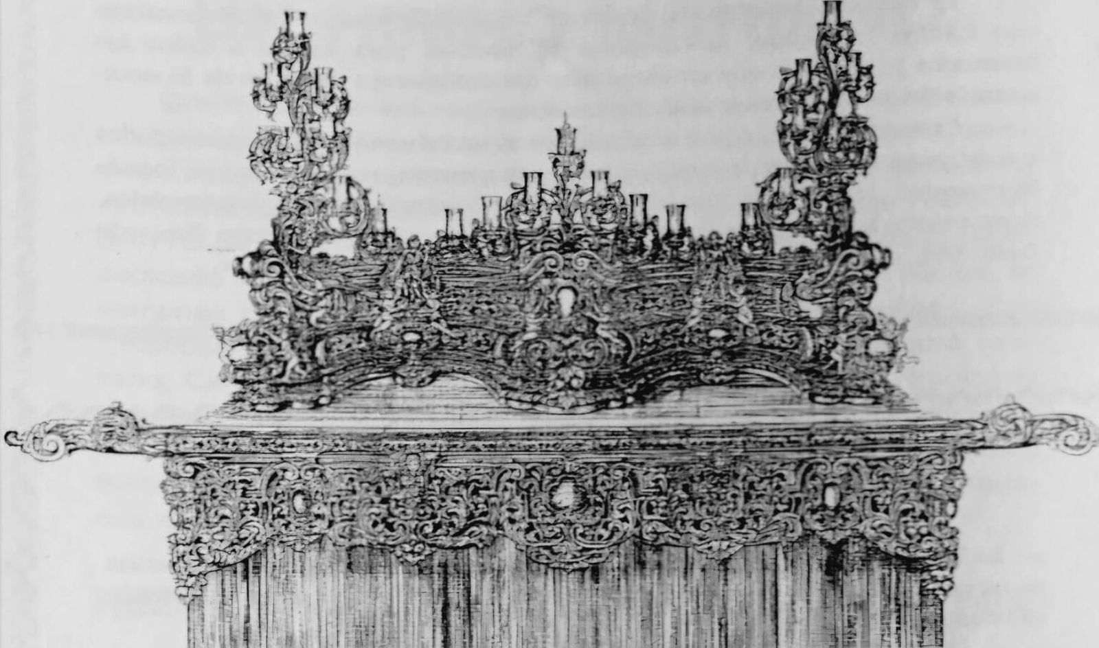 El diseño original del paso del crucificado