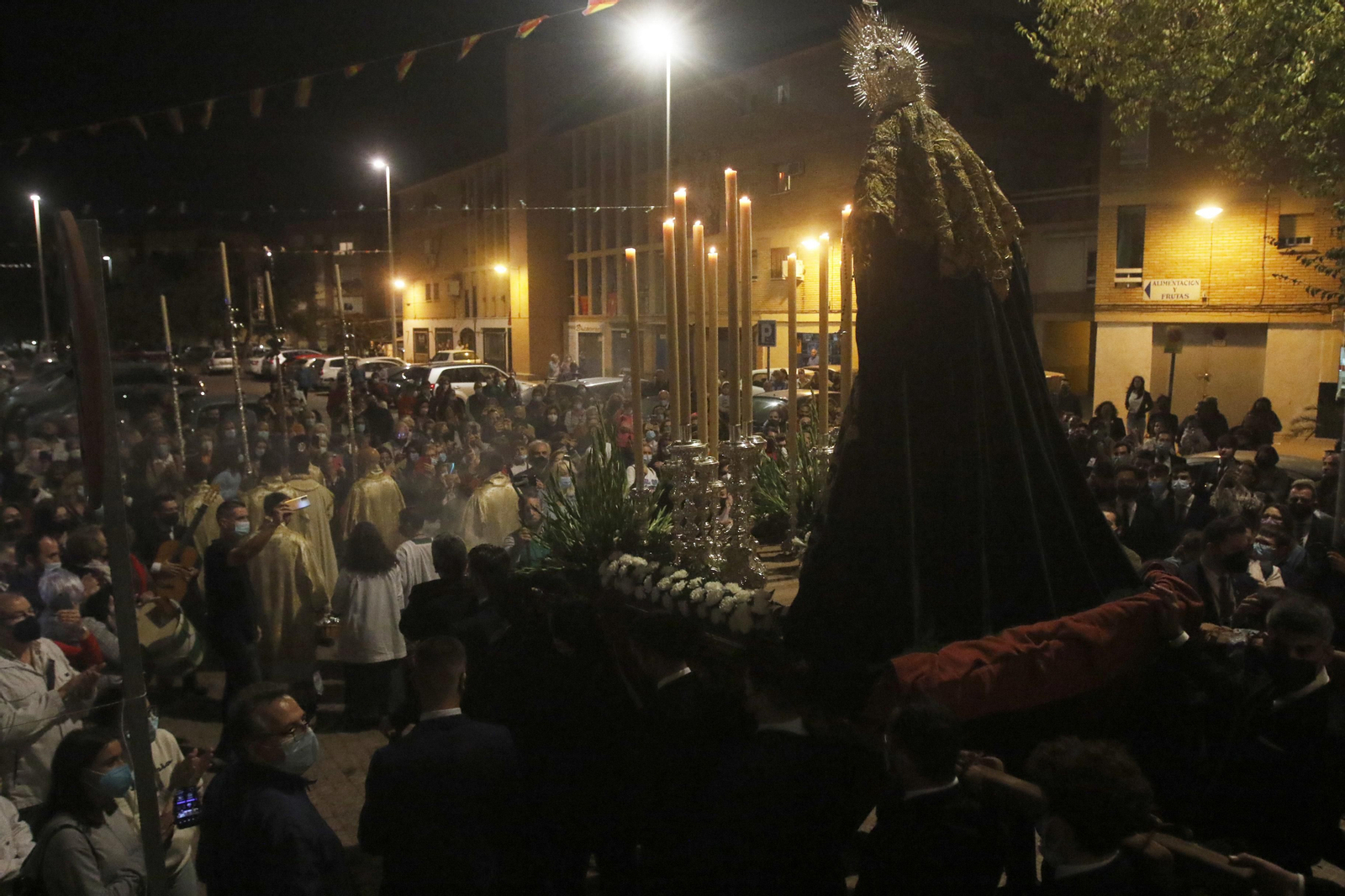 El traslado de la Virgen de la O de Córdoba, en imágenes
