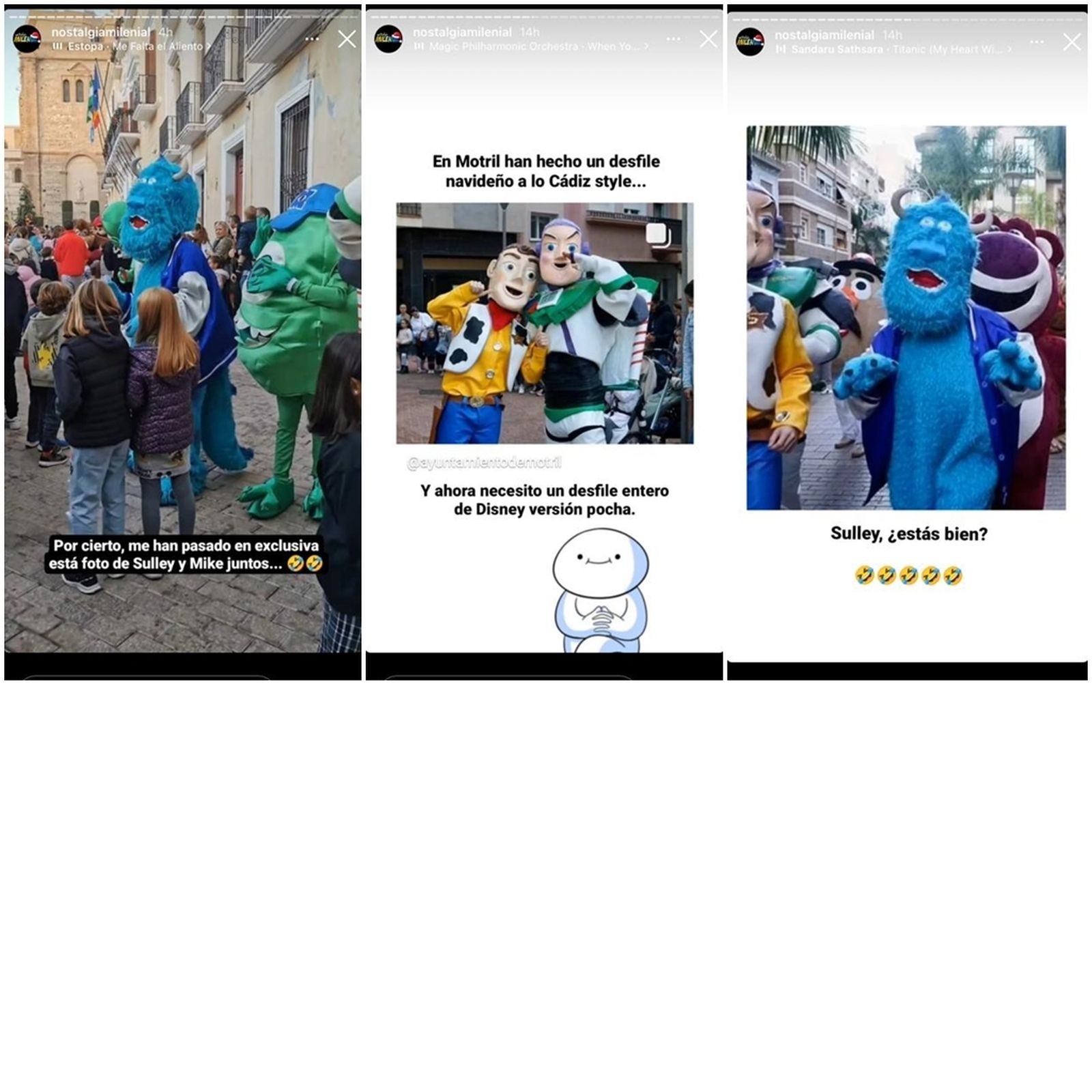 Algunas de las imágenes compartidas