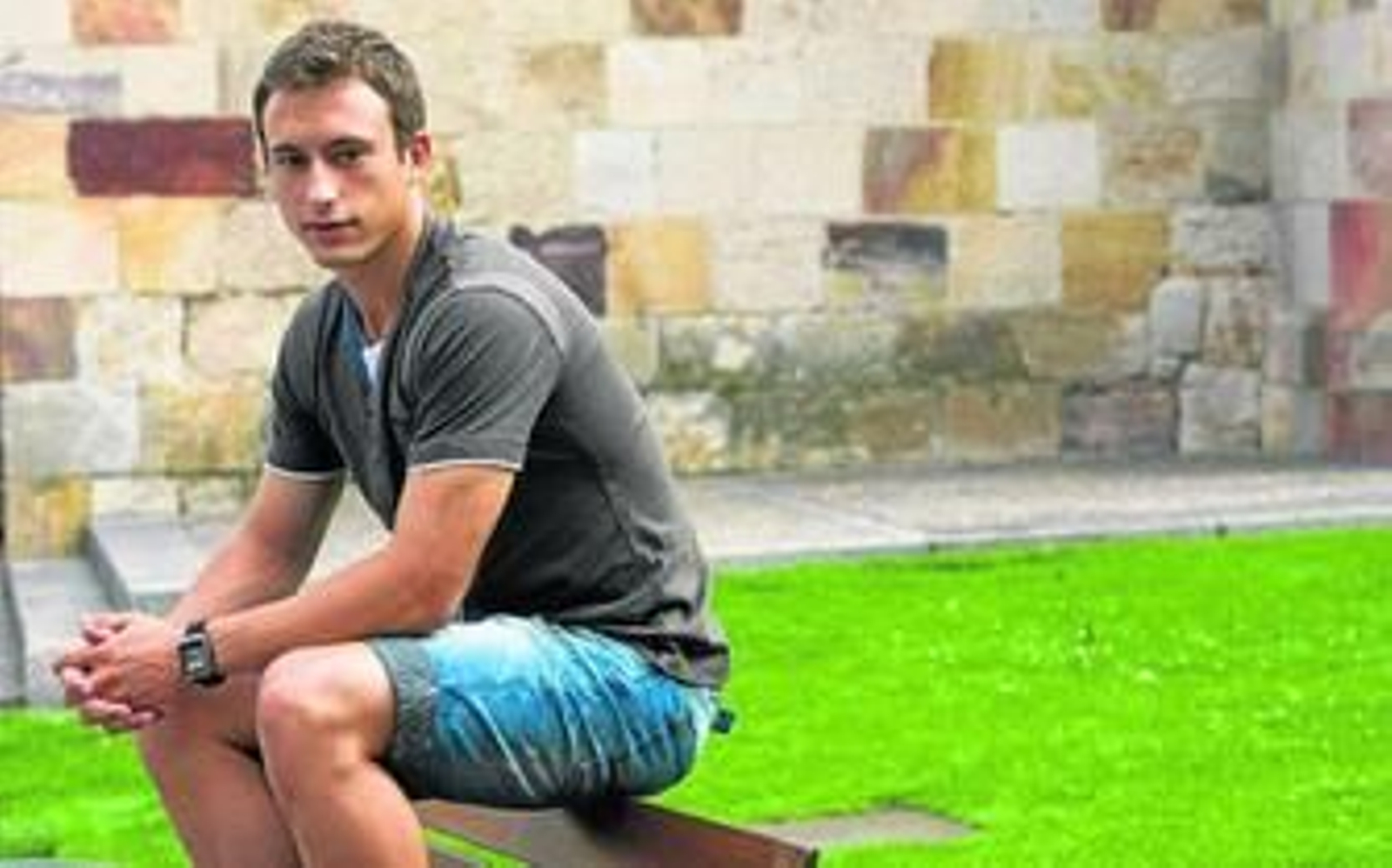 Jesús Garretas, posando para una entrevista en Zamora.