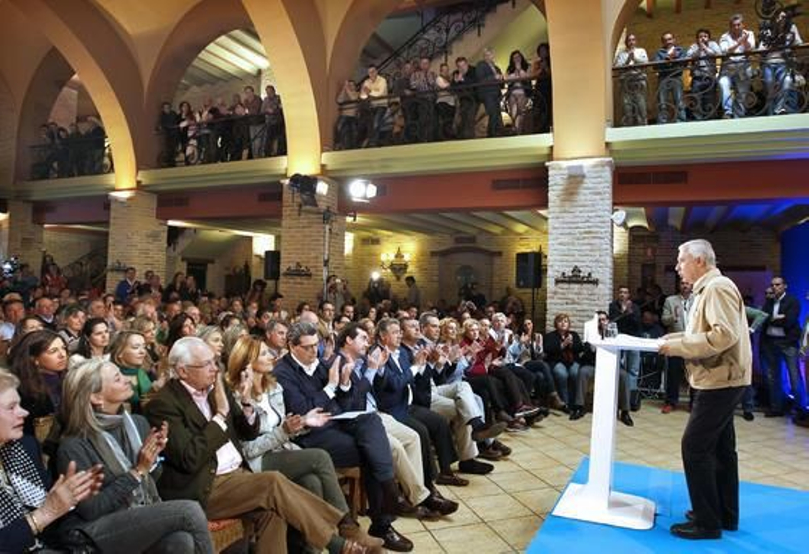 Javier durante un acto electoral.  Foto: EFE