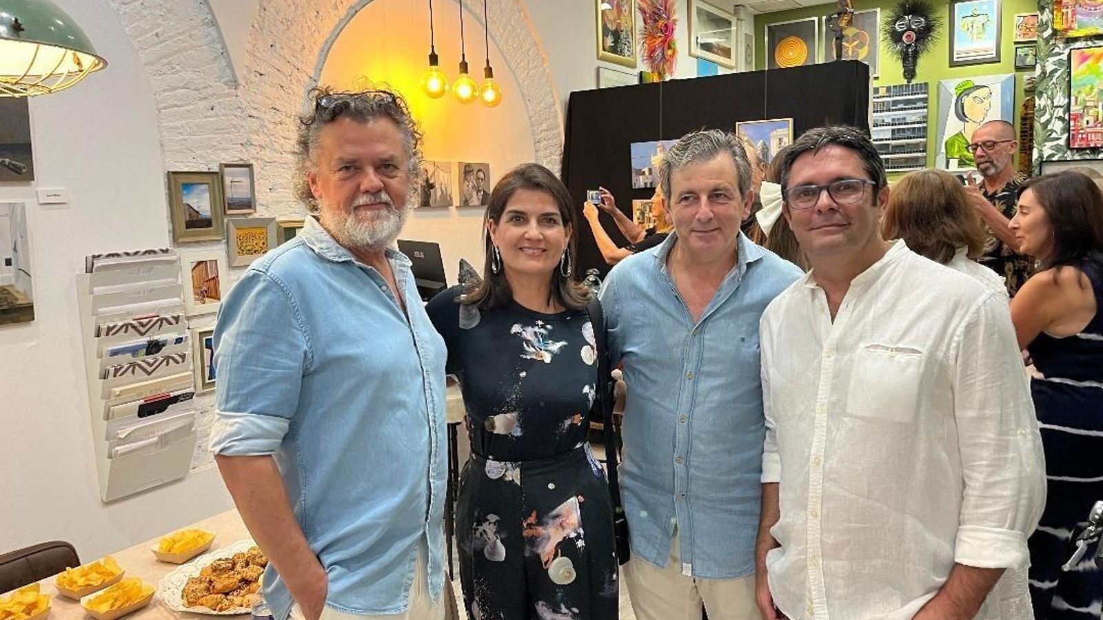 Jerónimo Pérez, Mari Paz Sánchez-Osorio, Rodrigo Merello y Cecilio Chaves.