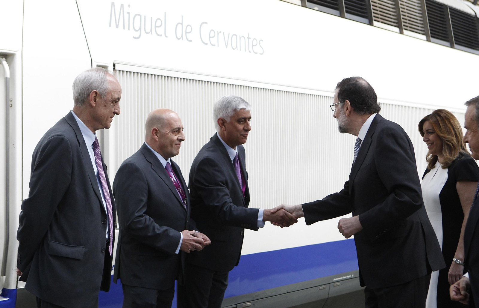 Las imágenes de la conmemoración de los 25 años del AVE