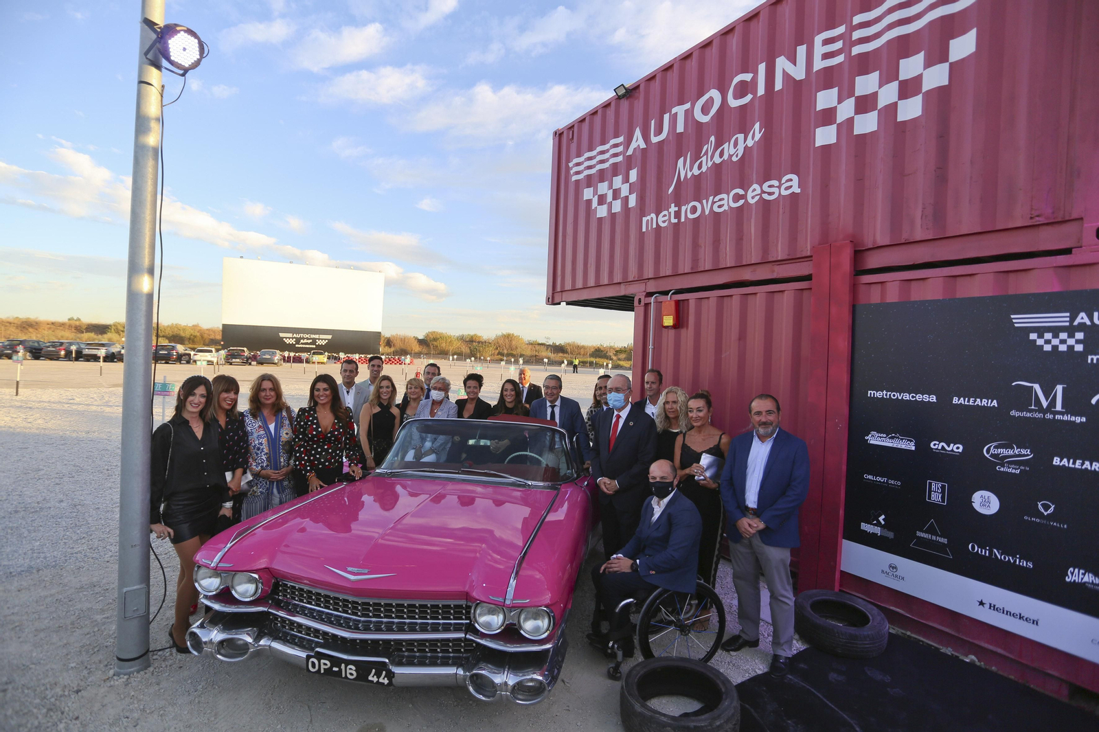 El Autocine Málaga Metrovacesa, en fotos