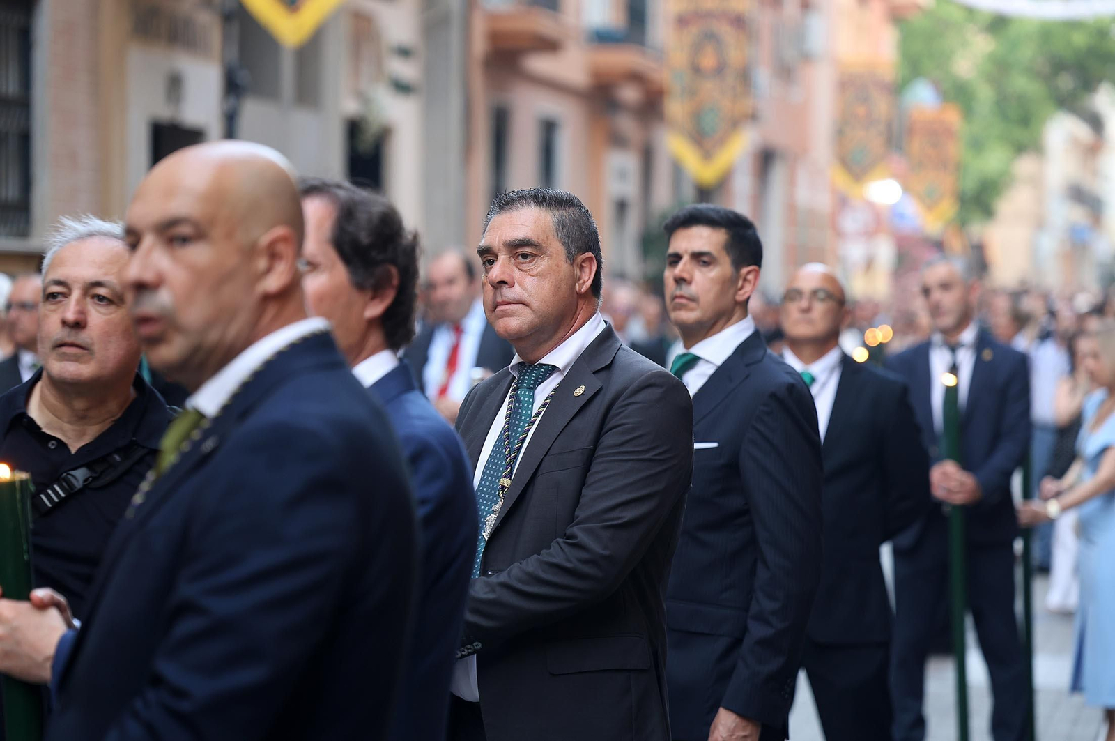Imágenes de la procesión extraordinaria de la Virgen de la Esperanza por las calles de Huelva