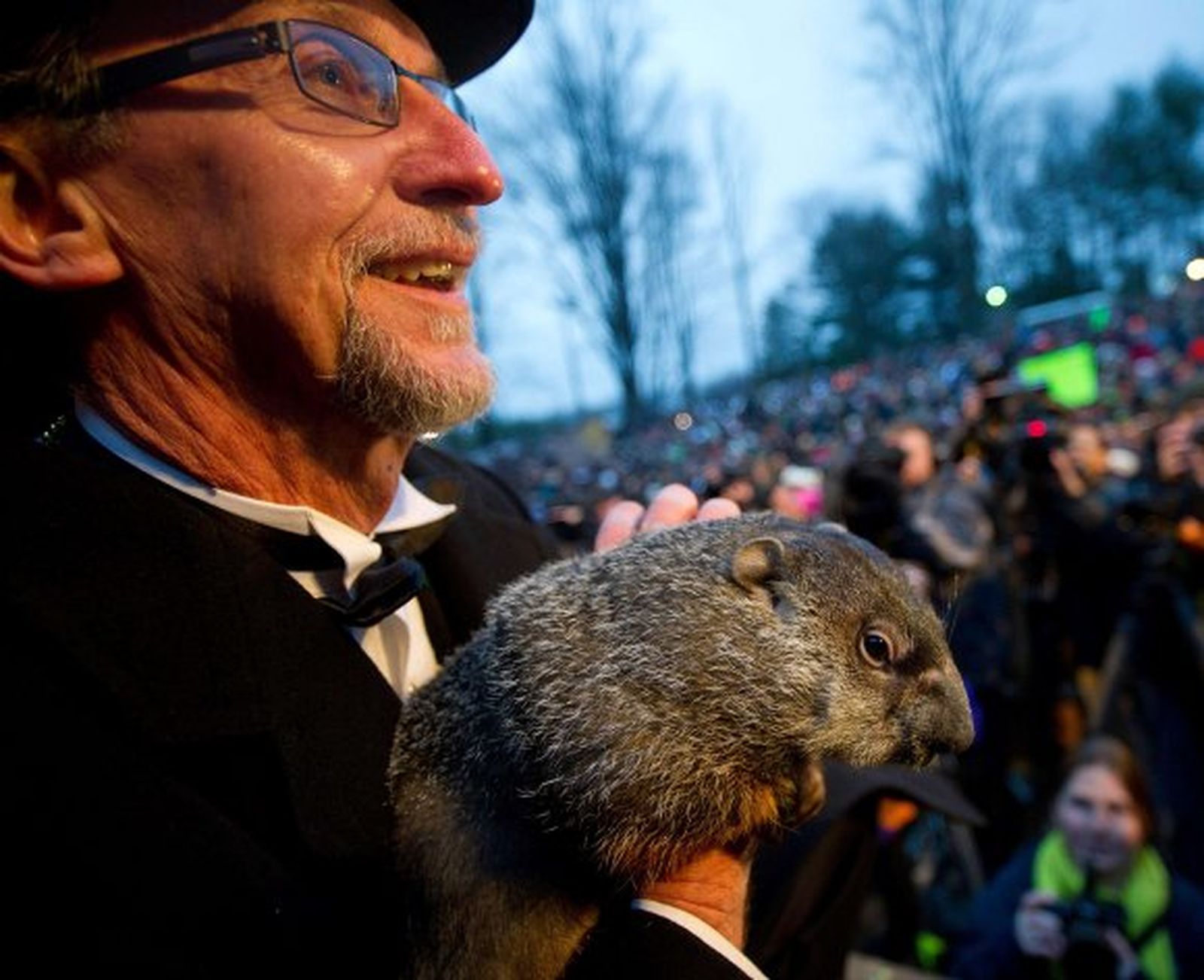 La marmota Phil predice seis semanas más de invierno