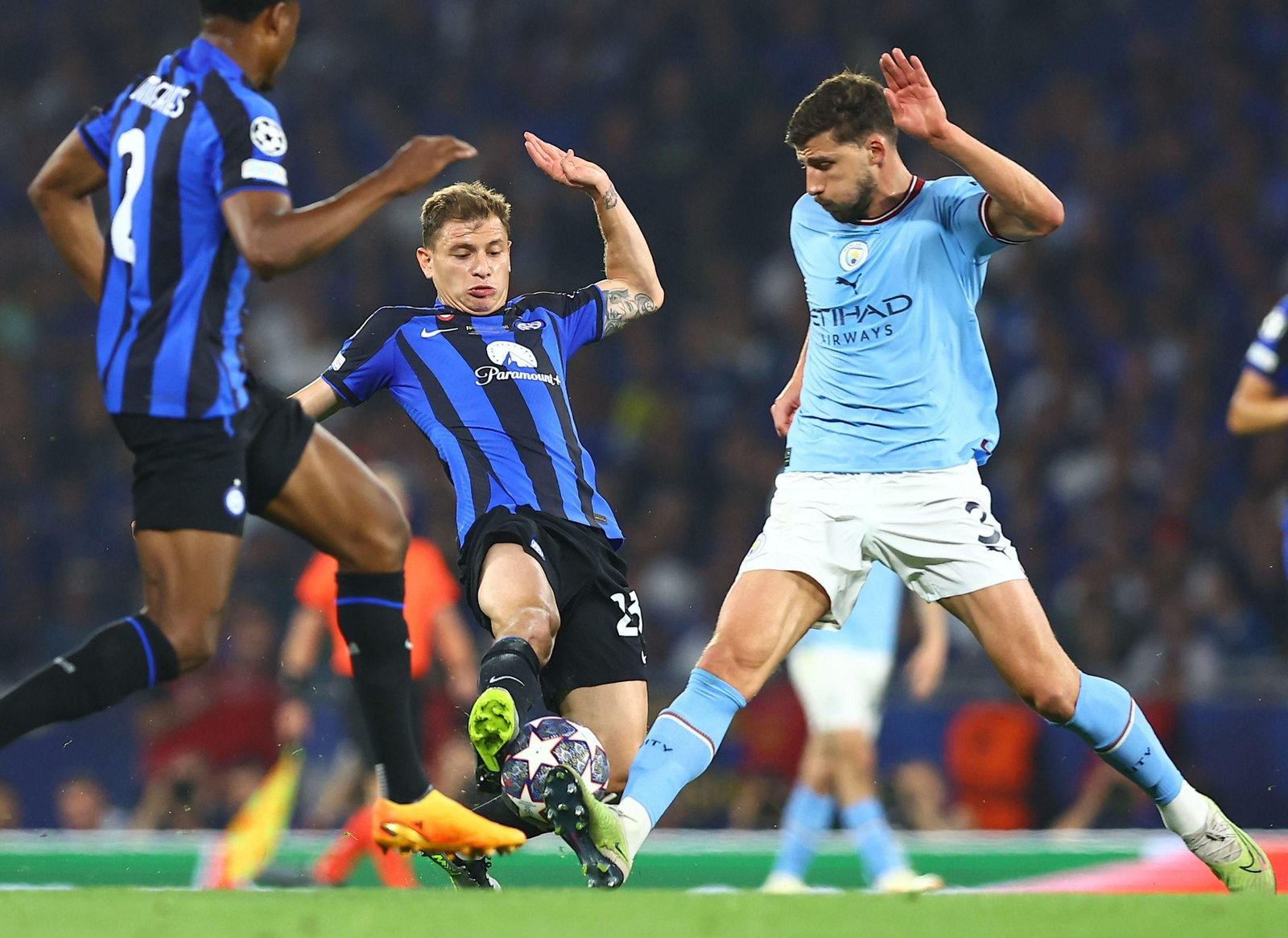 Las imágenes de la fina de la Champions entre el Manchester City y el Inter de Milán